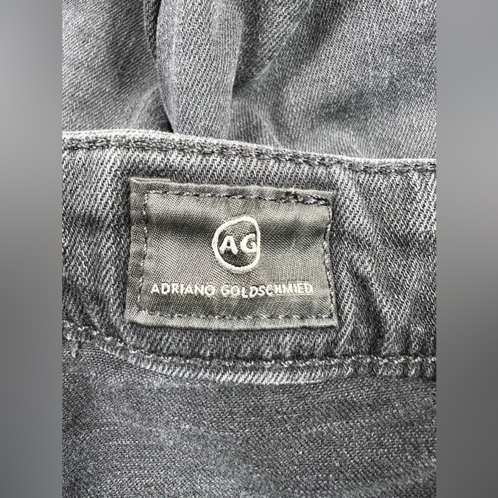AG Adriano Goldschmied Womens Jeans Farrah ankle high rise skinny black size 28 - Picture 10 of 15